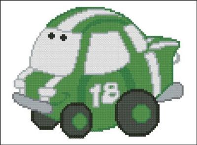 (image for) Chubby Race Cars 007 Green Go-Go